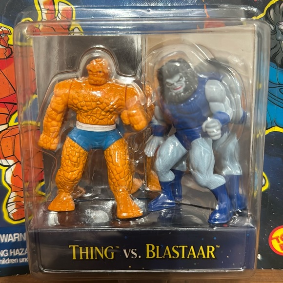 Marvel Fantastic Four Metal Mania Thing vs. Blastaar Toy Biz 1995 - Picture 2 of 4